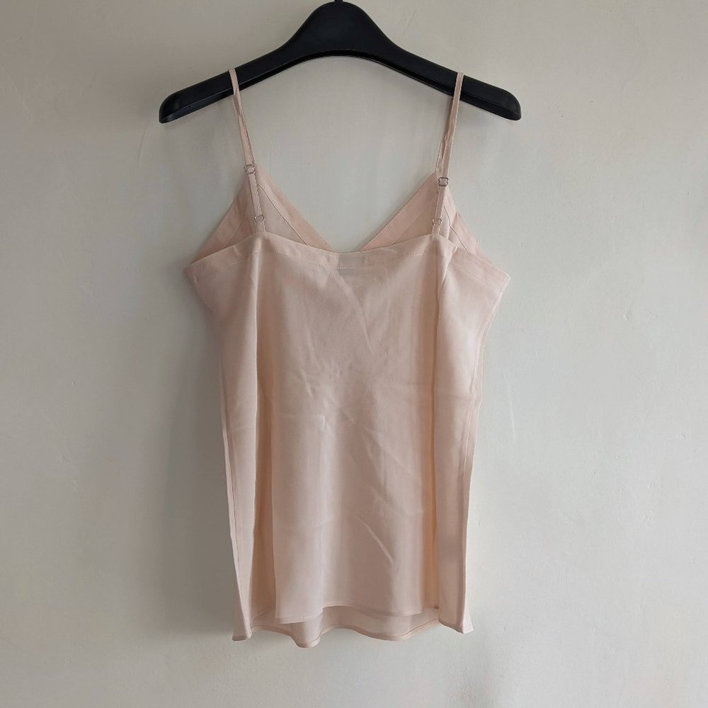 NWOT Ann Taylor | Pink Dune Silk Cami Size XXS - Picture 2 of 5